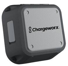 Front. Chargeworx - MagSafe Portable Bluetooth Speaker - Black.