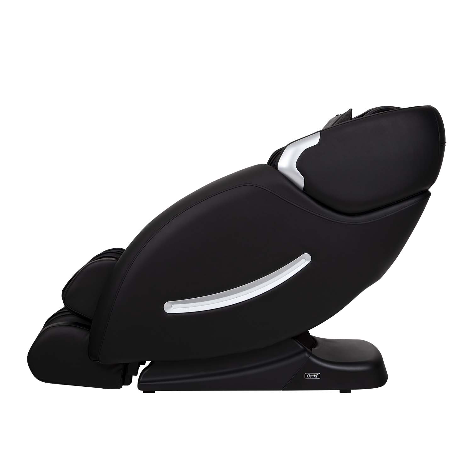 Back. Osaki - 4000XT Zero Gravity Massage Chair with Tension Sensors - Black - Black.