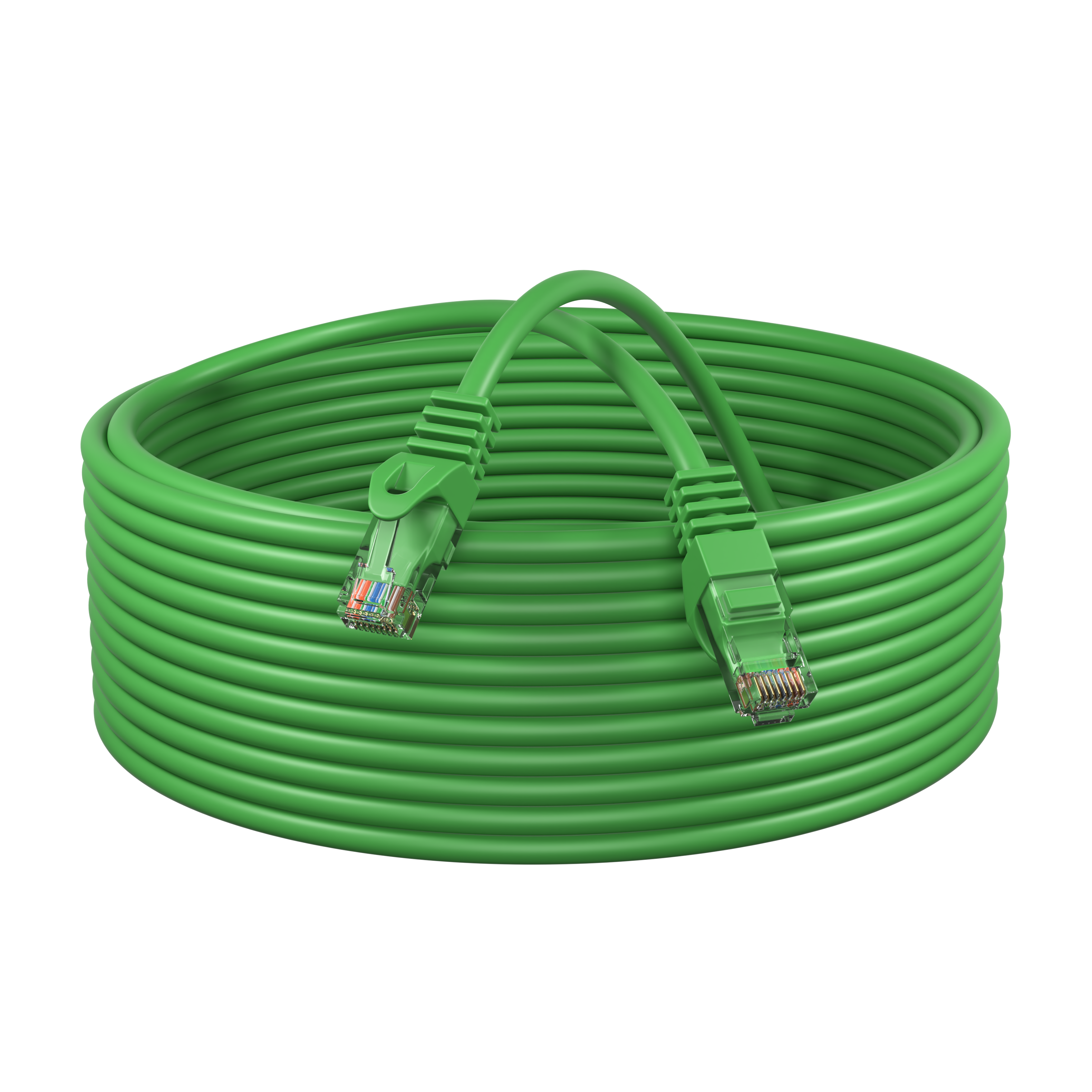 Angle. Cables Direct Online - Cables Direct Online Cat6 Ethernet Cable 10FT 550MHz UTP Patch Cord for PC Router Modem TV Console Green - Green.