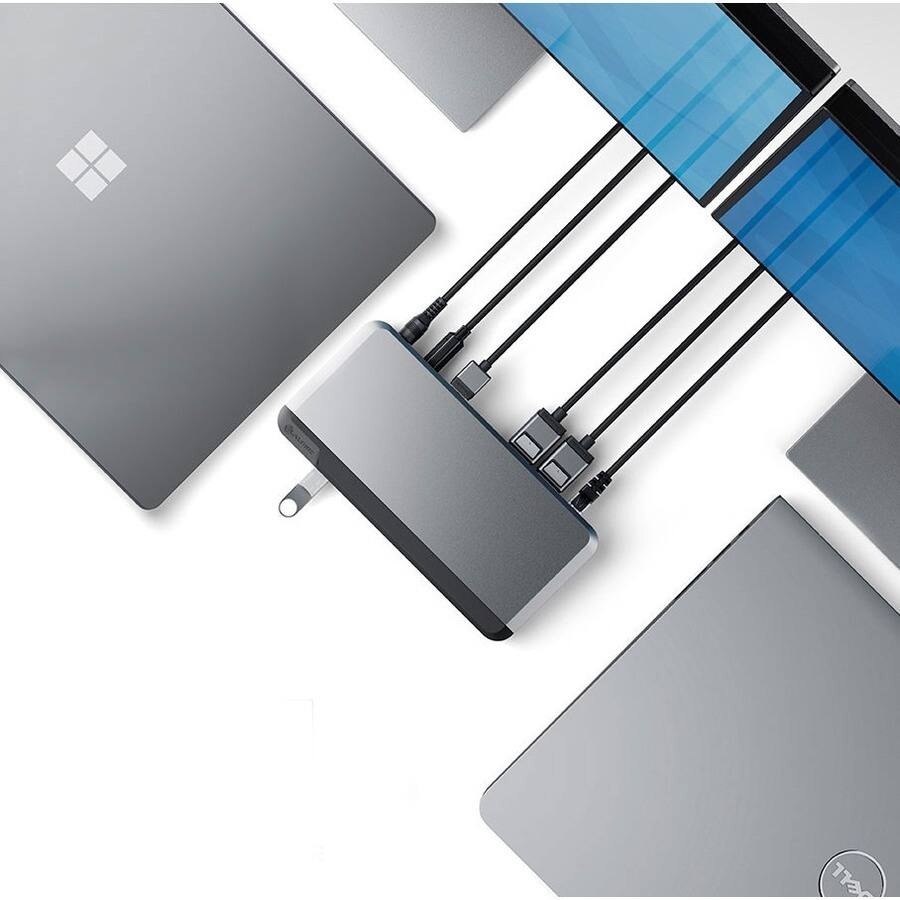 Alt View 1. Alogic - Alogic MX2 USB-C Dual Display DP Alt. Mode Docking Station - With 100W Power Delivery - for Notebook, Desktop PC - 135 W.