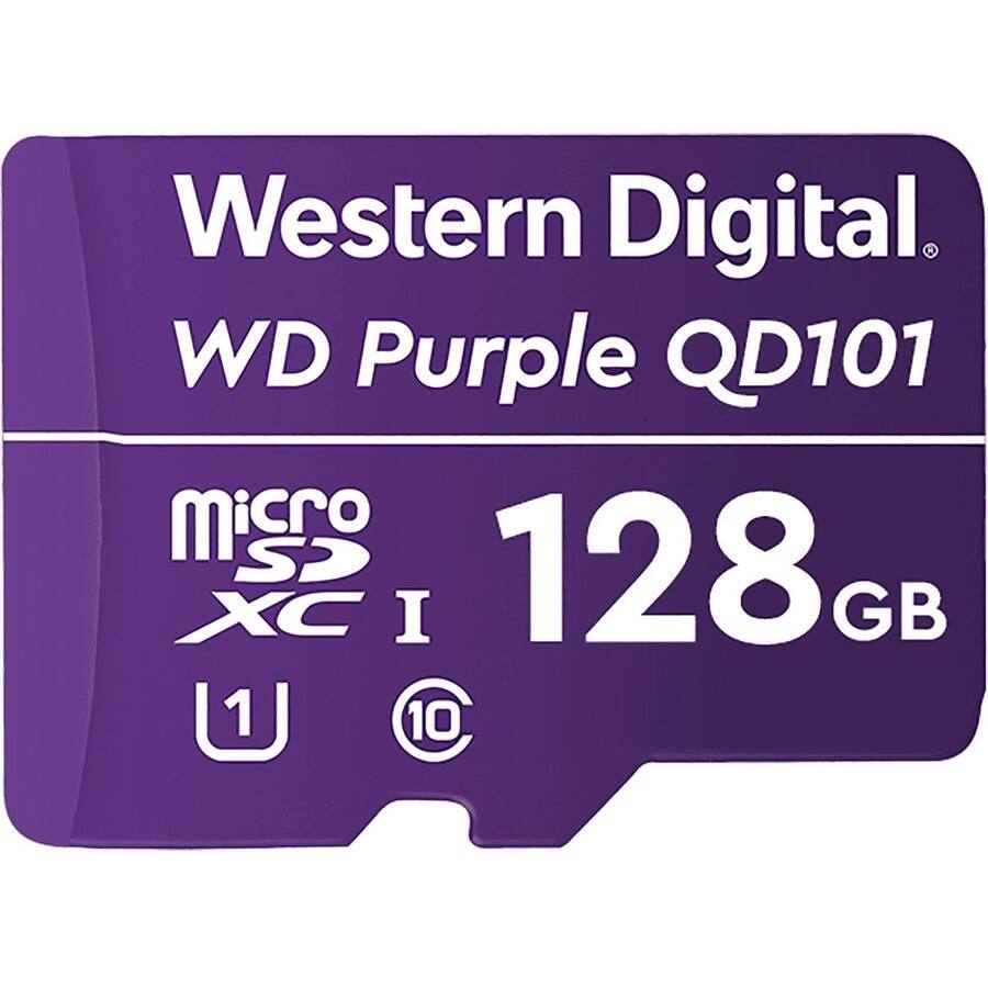 Western Digital  
WD Purple QD101  
microSDXC I  
128GB  
U1  
10