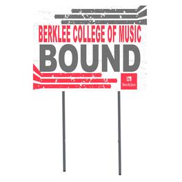 Jardine - Berklee College of Music 18'' x 24'' Bound Yard Sign - White