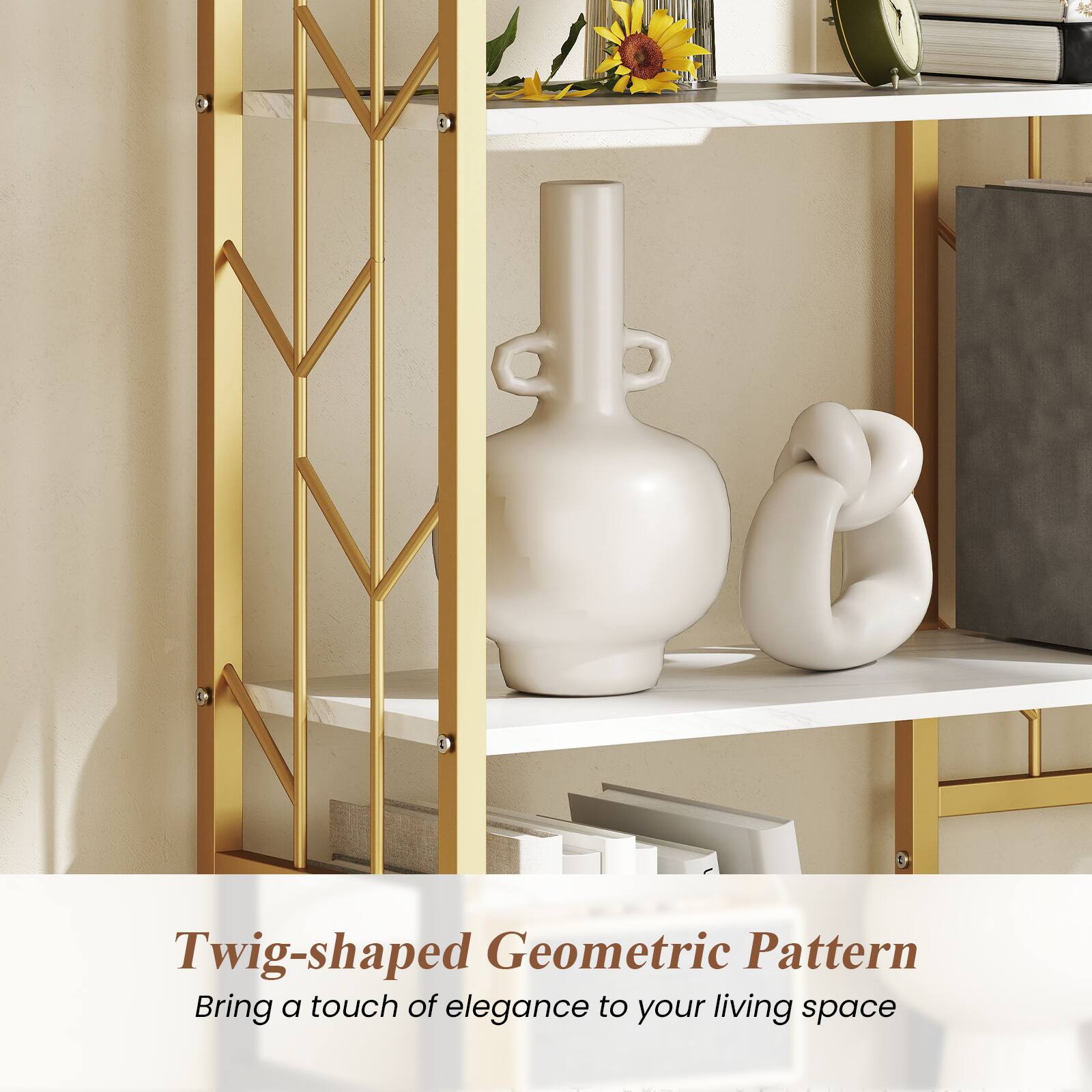 Twig-shaped Geometric Pattern  
Bring a touch of elegance to your living space