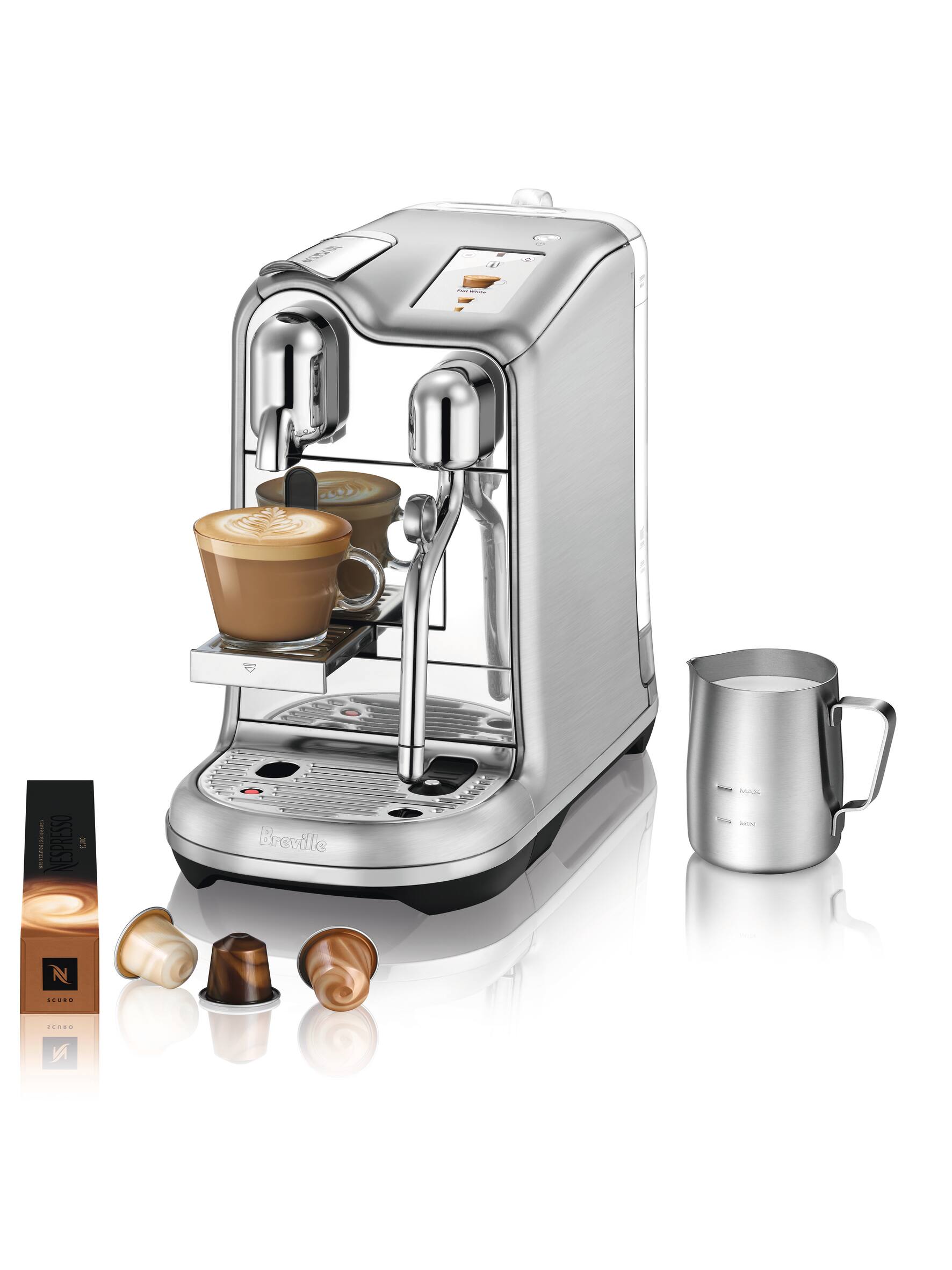 Alt View 1. Breville - the Creatista Pro - Brushed Stainless Steel.
