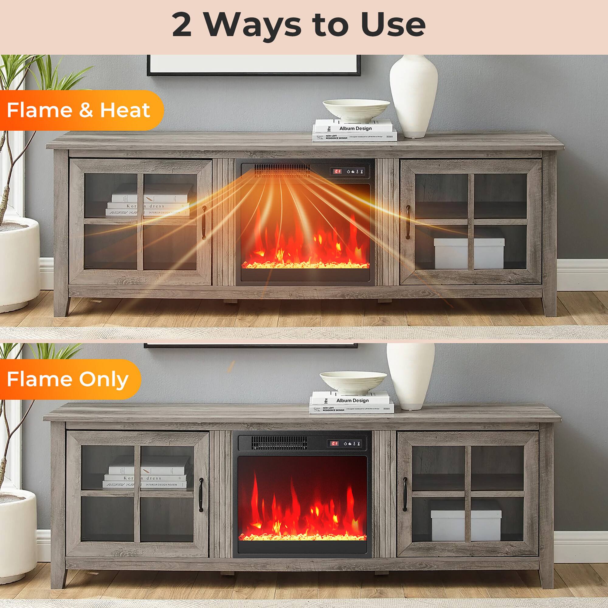 2 Ways to Use

Flame & Heat

Flame Only