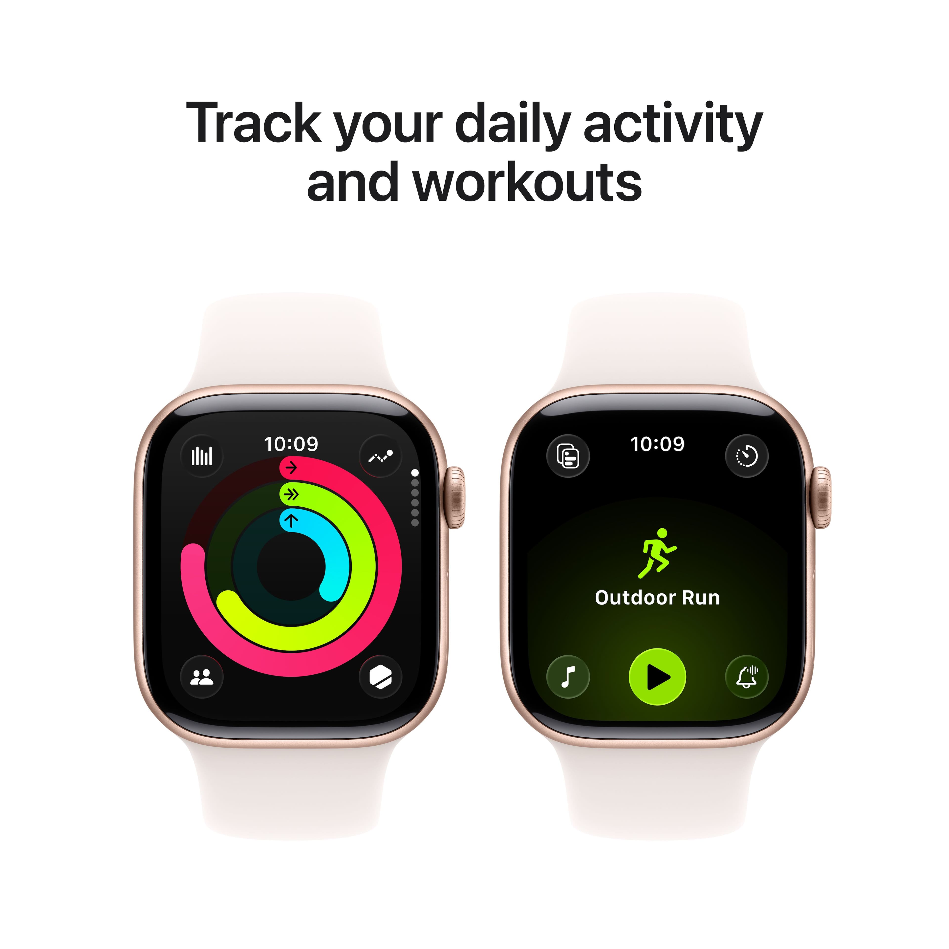 Track your daily activity and workouts
10:09
Outdoor Run