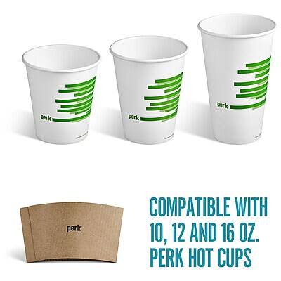 COMPATIBLE WITH 10, 12 AND 16 OZ. PERK HOT CUPS