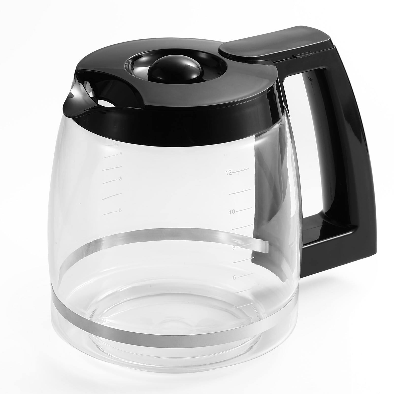 Alt View 5. Dapper Styles - 12-cup Replacement Glass Carafe Compatible With Cuisinart Coffee Maker 12 Cup Pot For Models Dcc-1100bk Dcc... - Default.