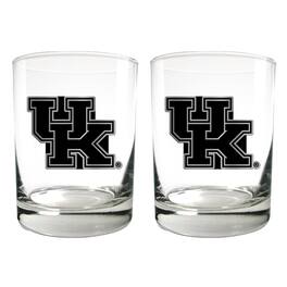 Great American Products - Kentucky Wildcats 15oz. Legacy Rocks Glass Set - Multicolor