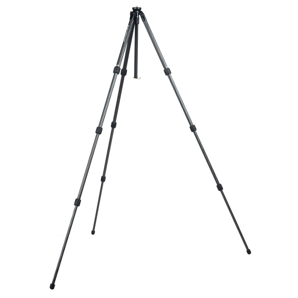 Alt View 2. Slik - Slik PRO CF-634 4-Section Carbon Fiber Tripod, 62.6" Max Height, Black.