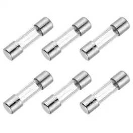 Unique Bargains - 0.75A 250V 5x20mm Time Delay Glass Fuse UL Listed Slow Blow Fuse for Home Appliances 6pcs