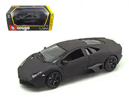 Lamborghini Reventon Grey 1/24 Diecast Model Car by Bburago - Gray