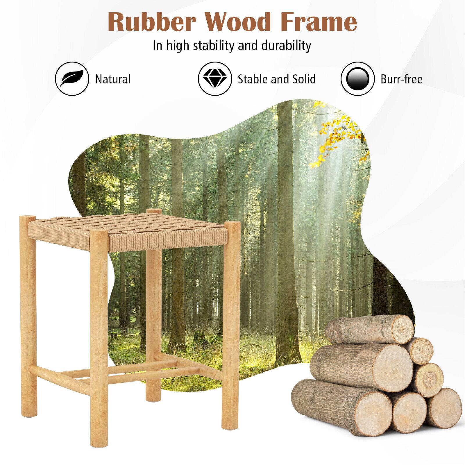 Rubber Wood Frame
In high stability and durability
Natural
Stable and Solid
Burr-free