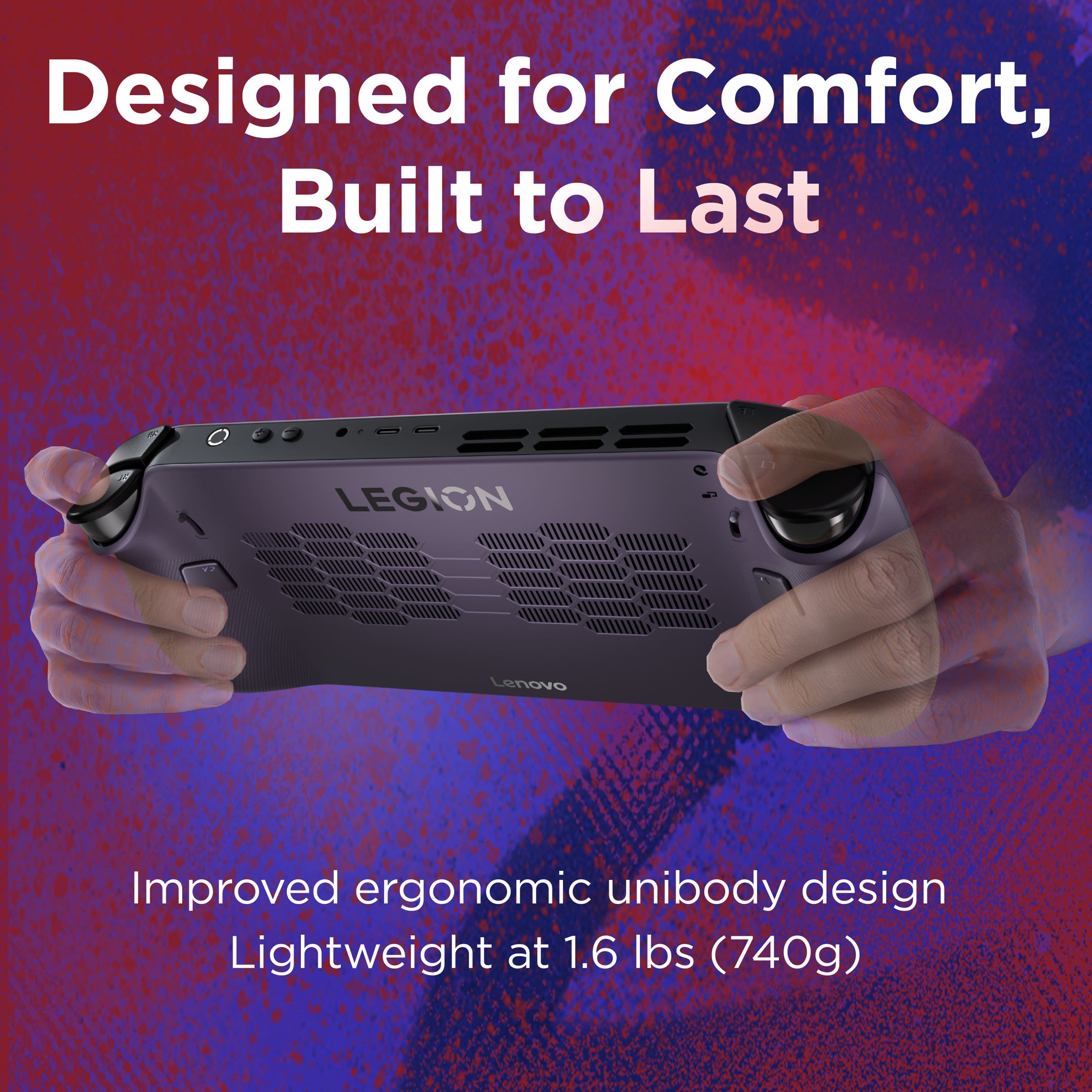 Designed for Comfort, Built to Last. Improved ergonomic unibody design. Lightweight at 1.6 lbs (740g).