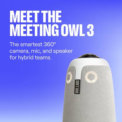 Owl Labs Meeting Owl 3 Gray MTW300-1000 - Best Buy Owl Labs Meeting Owl 3 Gray MTW300-1000 - Best Buy