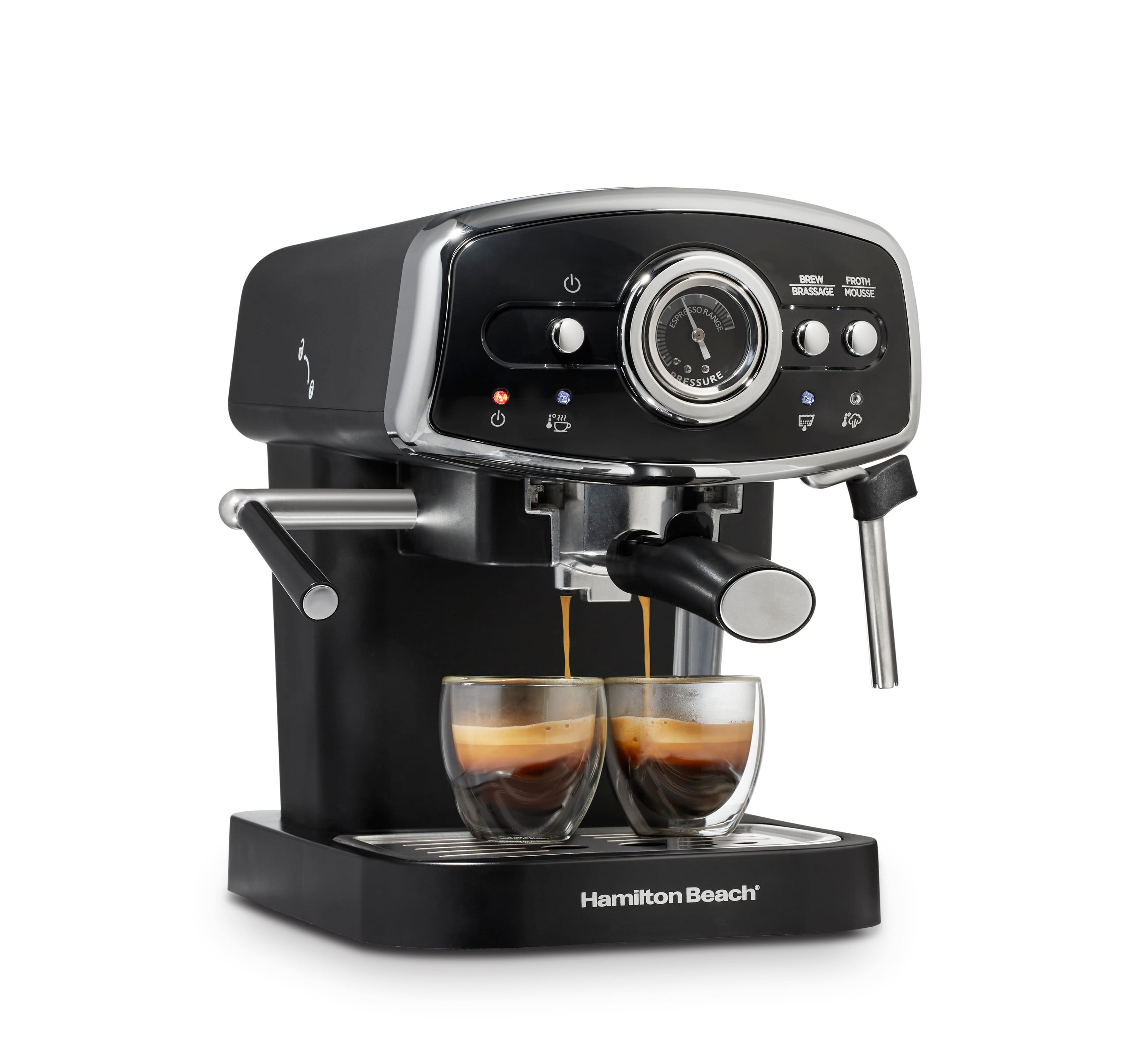 Hamilton Beach - Slide & Lock Espresso Maker - Black