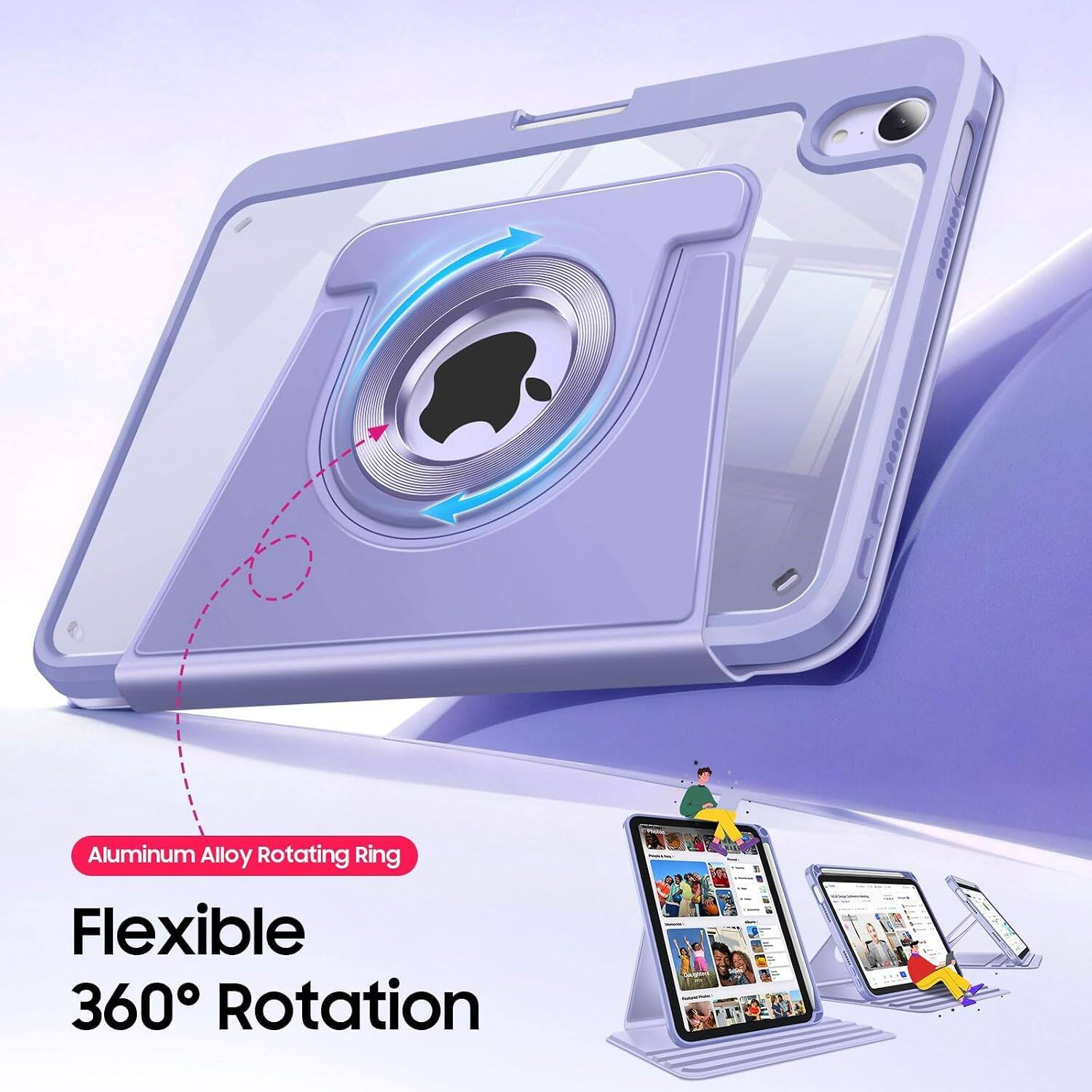 Aluminum Alloy Rotating Ring Flexible 360° Rotation
