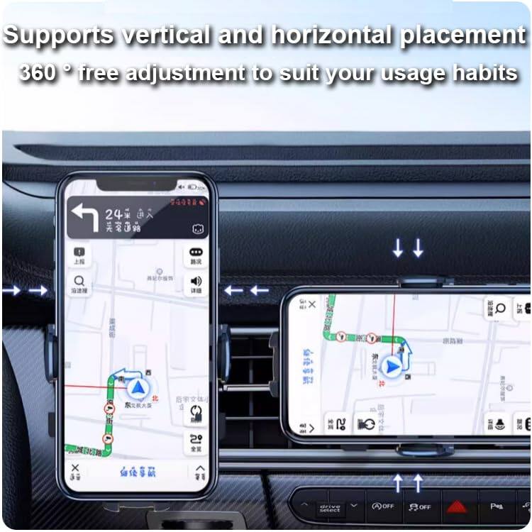 Supports vertical and horizontal placement  
360° free adjustment to suit your usage habits