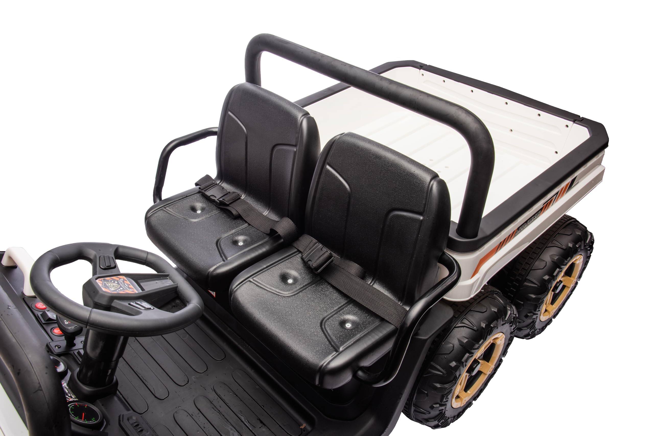 Alt View 3. GARVEE - 24V Kids 6-Wheel Electric Truck with Four 35W Motors & 2.4G Remote.
