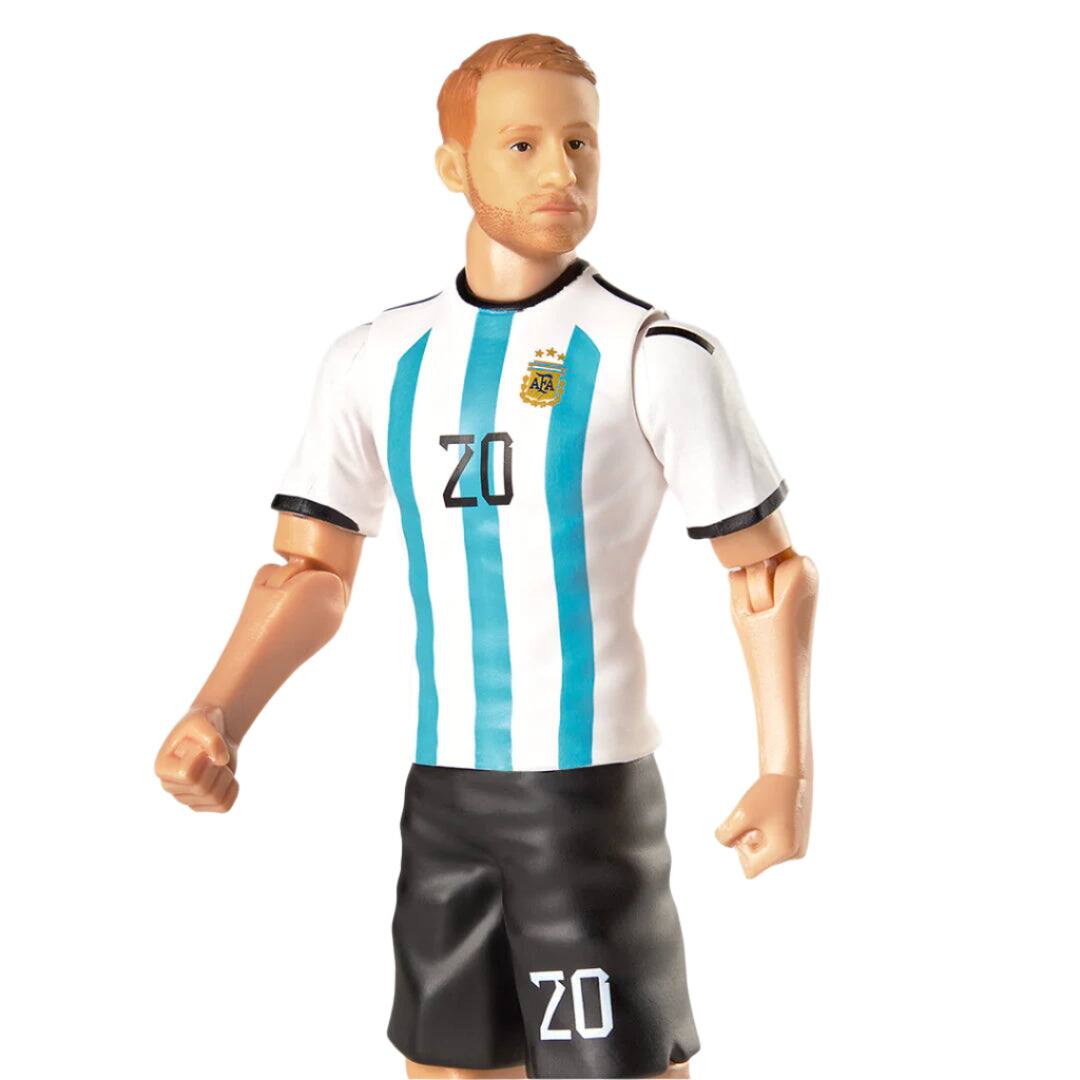 Alt View 4. Banbo Toys - Banbo Toys SOCKERS Argentina AFA Alexis Mac Allister 8" Collectible Soccer Action Figure.