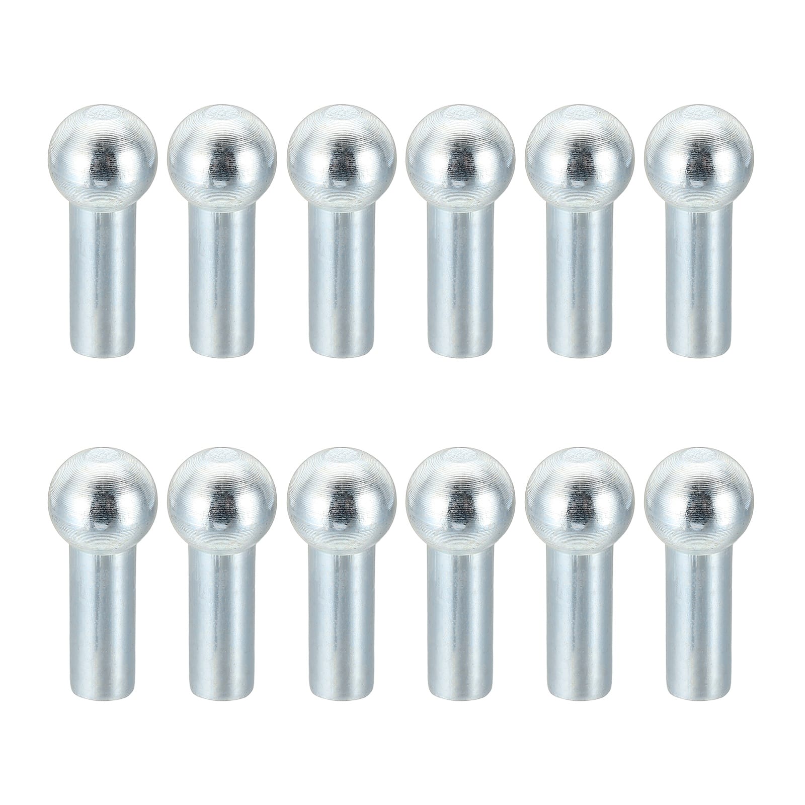 Unique Bargains - 12pcs Gym Wire Rope Spherical Head Stopper, Cable Ball Stopper for 6mm Cable Gym Machine Replacement End - Silver price history on PriceWatchPro