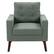 Front Zoom. CorLiving - Elwood Tufted Accent Chair - Green.