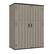 Front. Yardgrace - 57 Cu.ft Outdoor Vertical Storage Shed, Waterproof Resin Cabinet, Lockable for Garden, Patio & Backyard Clearance - Brown.