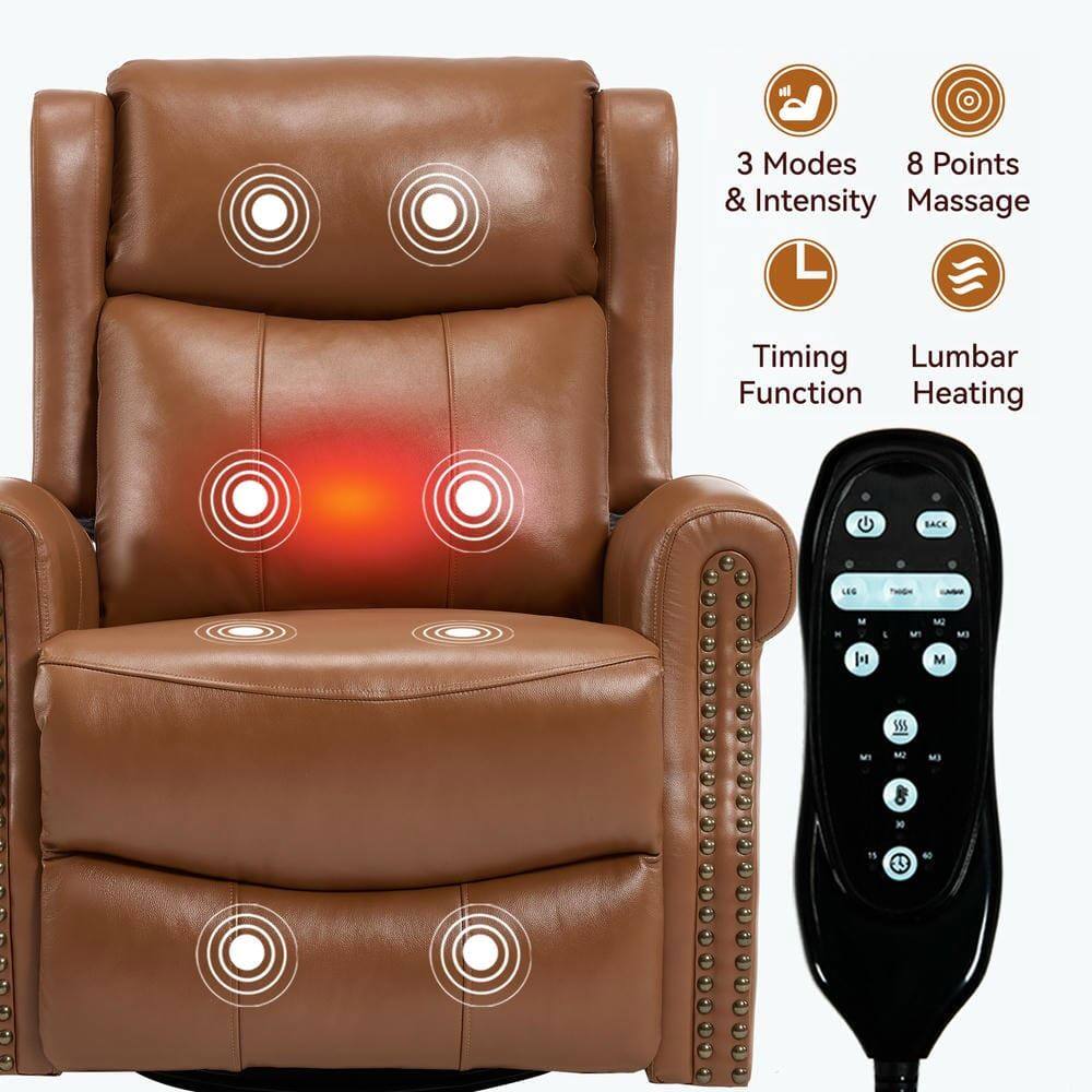 3 Modes & Intensity  
8 Points Massage  
Timing Function  
Lumbar Heating