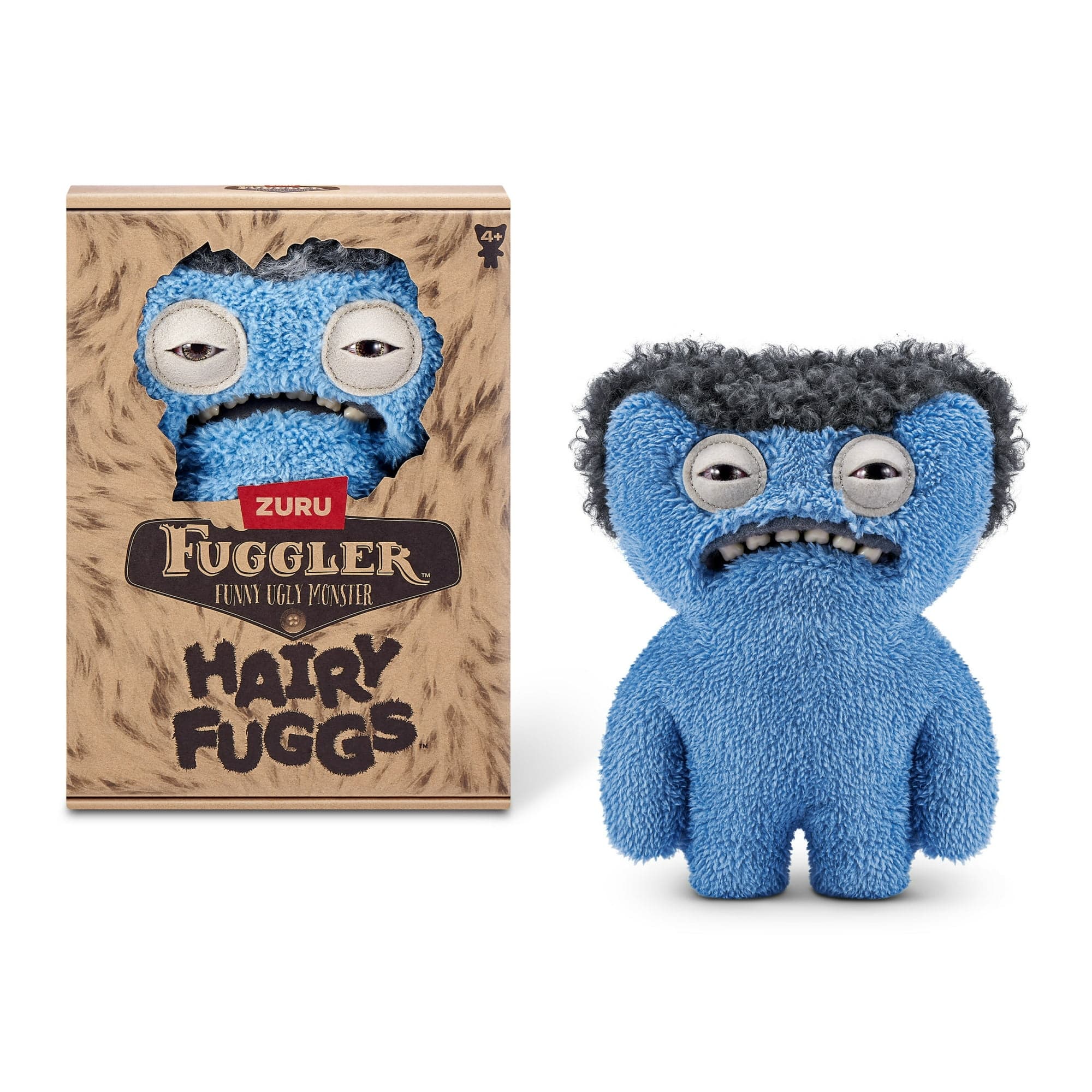 Fuggler Hairy Fuggs 9 inch (Gnawling Terror Wig) Plush, Ugly