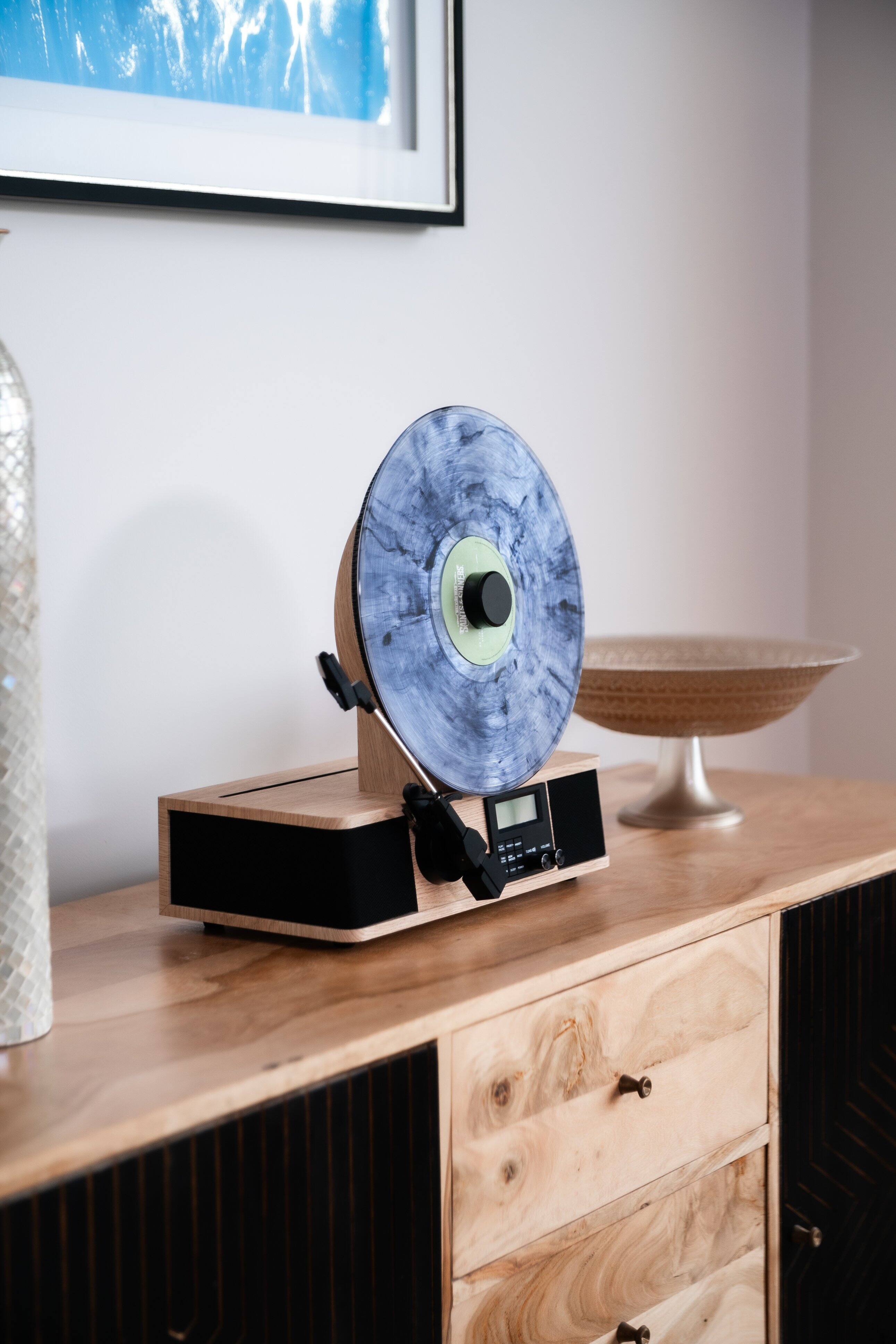 Angle. Fuse Audio - Fuse Wrap- Standard Cartridge, Vinyl wrap - Gold.