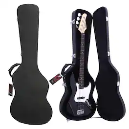 Winado - Portable Hard Case Most Standard Electric Bass Guitars Hardshell