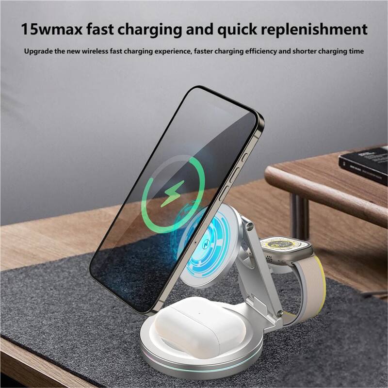 15wmax fast charging and quick replenishment  
Upgrade the new wireless fast charging experience, faster charging efficiency and shorter charging time