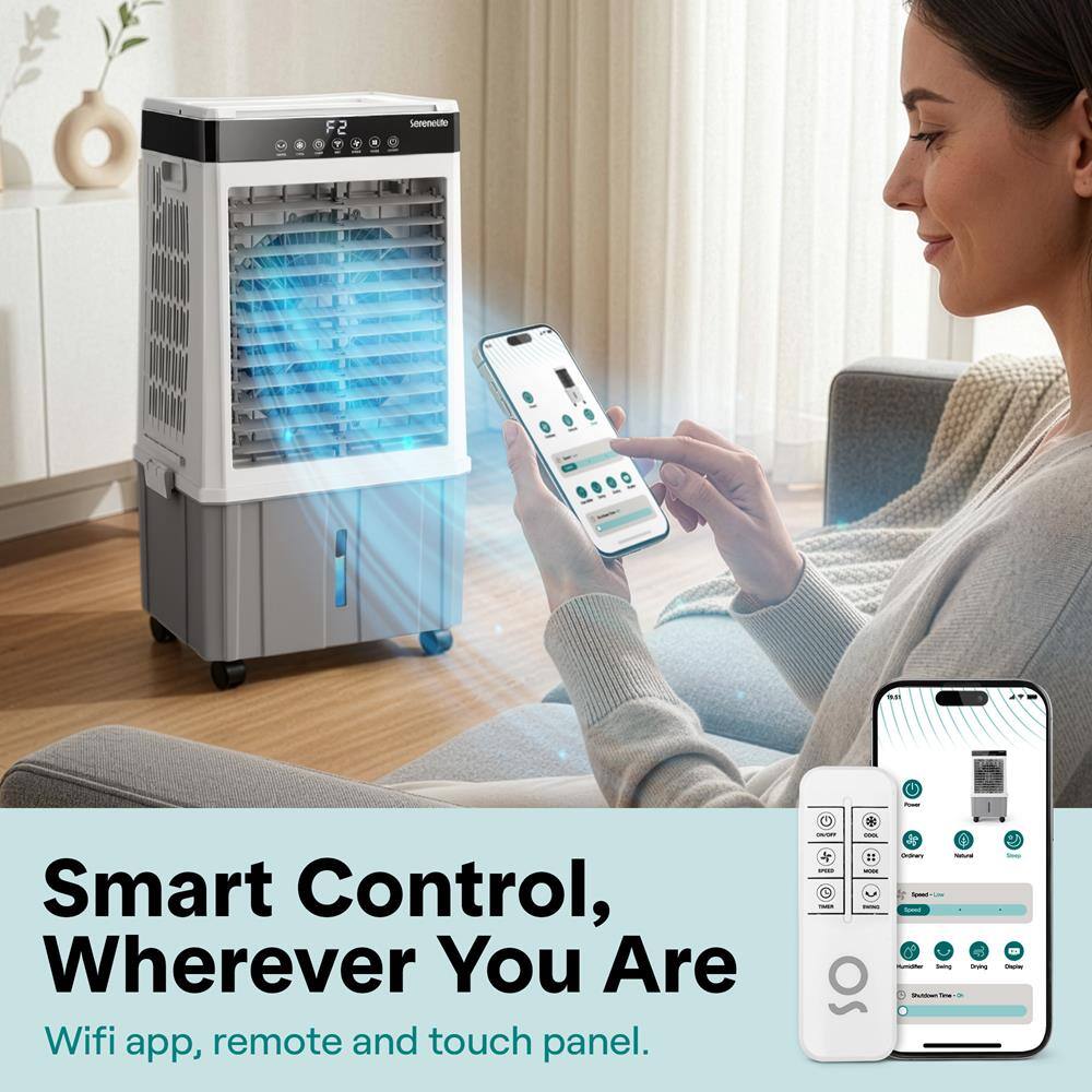2 Sorenesto Smart Control, Wherever You Are Wifi app, remote and touch panel.