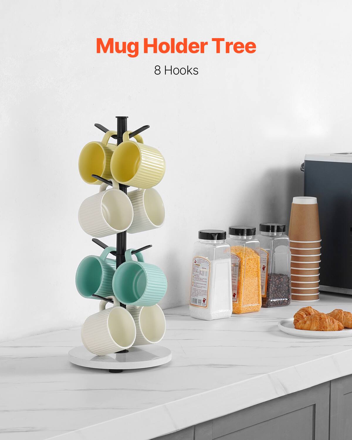 Mug Holder Tree  
8 Hooks