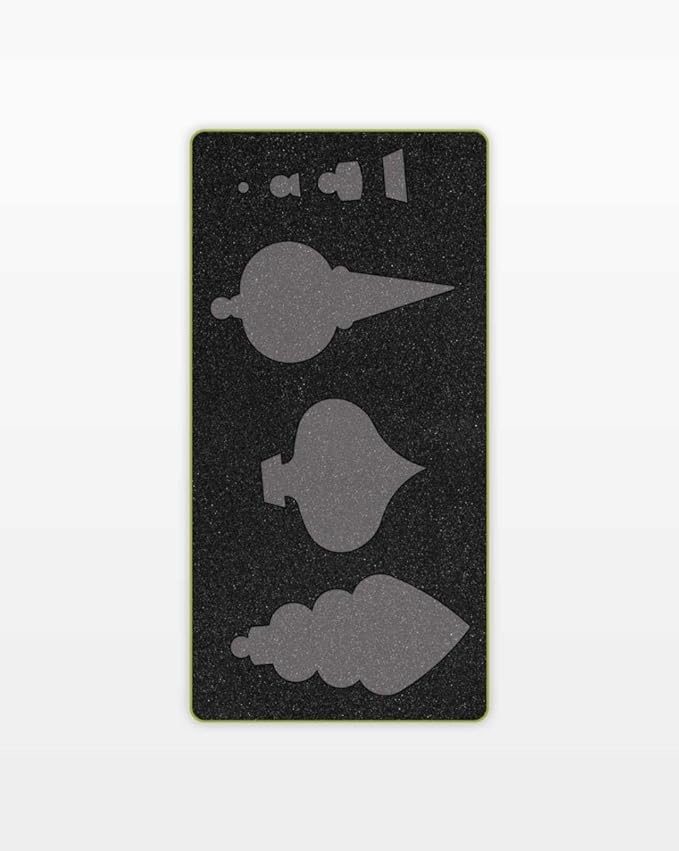 Left. AccuQuilt - GO! Ornaments Medley Die - Black.