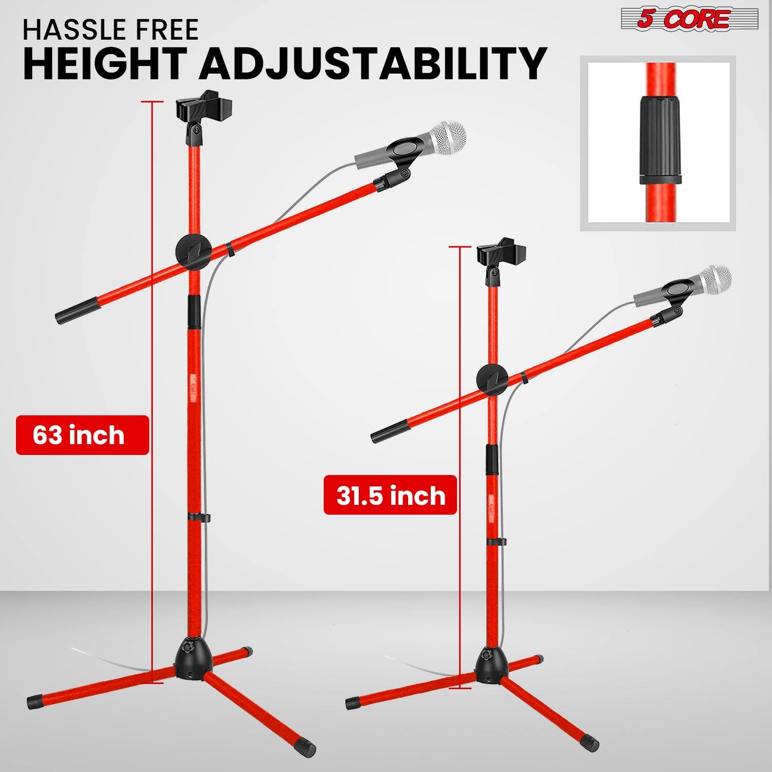 HASSLE FREE HEIGHT ADJUSTABILITY 5 CORE 63 inch 31.5 inch