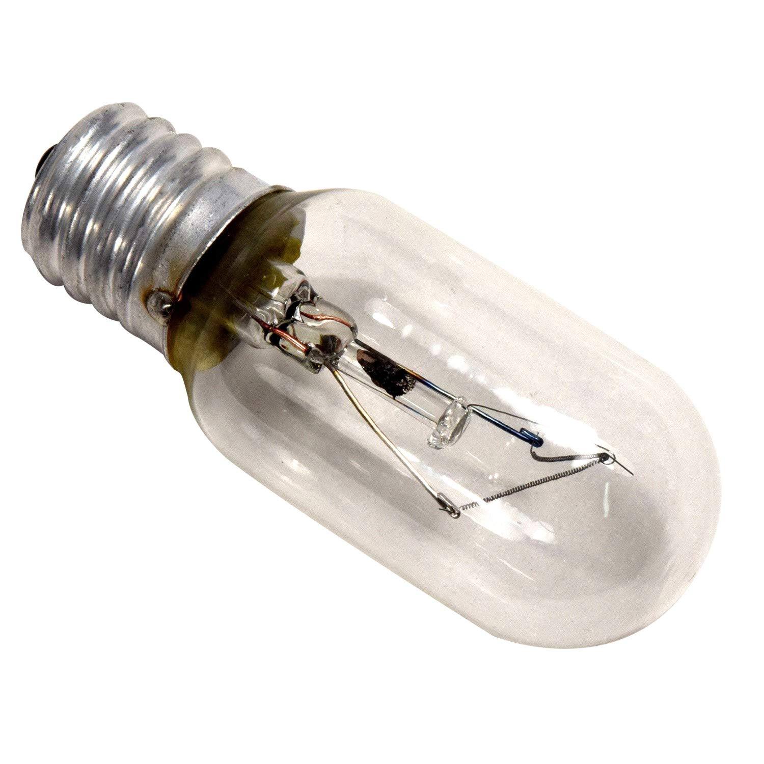 Back. HQRP - 2-Pack T8 Microwave Appliance Light Bulb 40 W 130 V E17 Intermediate Base Incandescent.