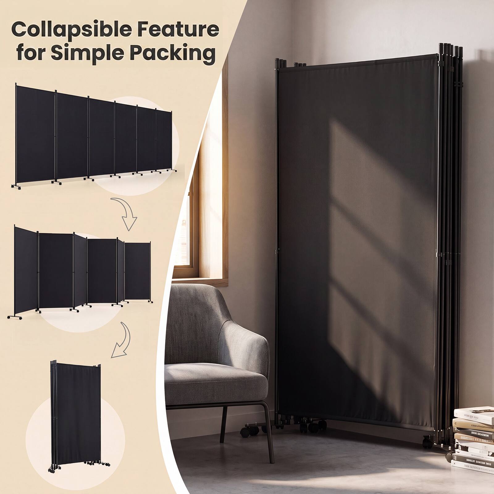 Collapsible Feature for Simple Packing
