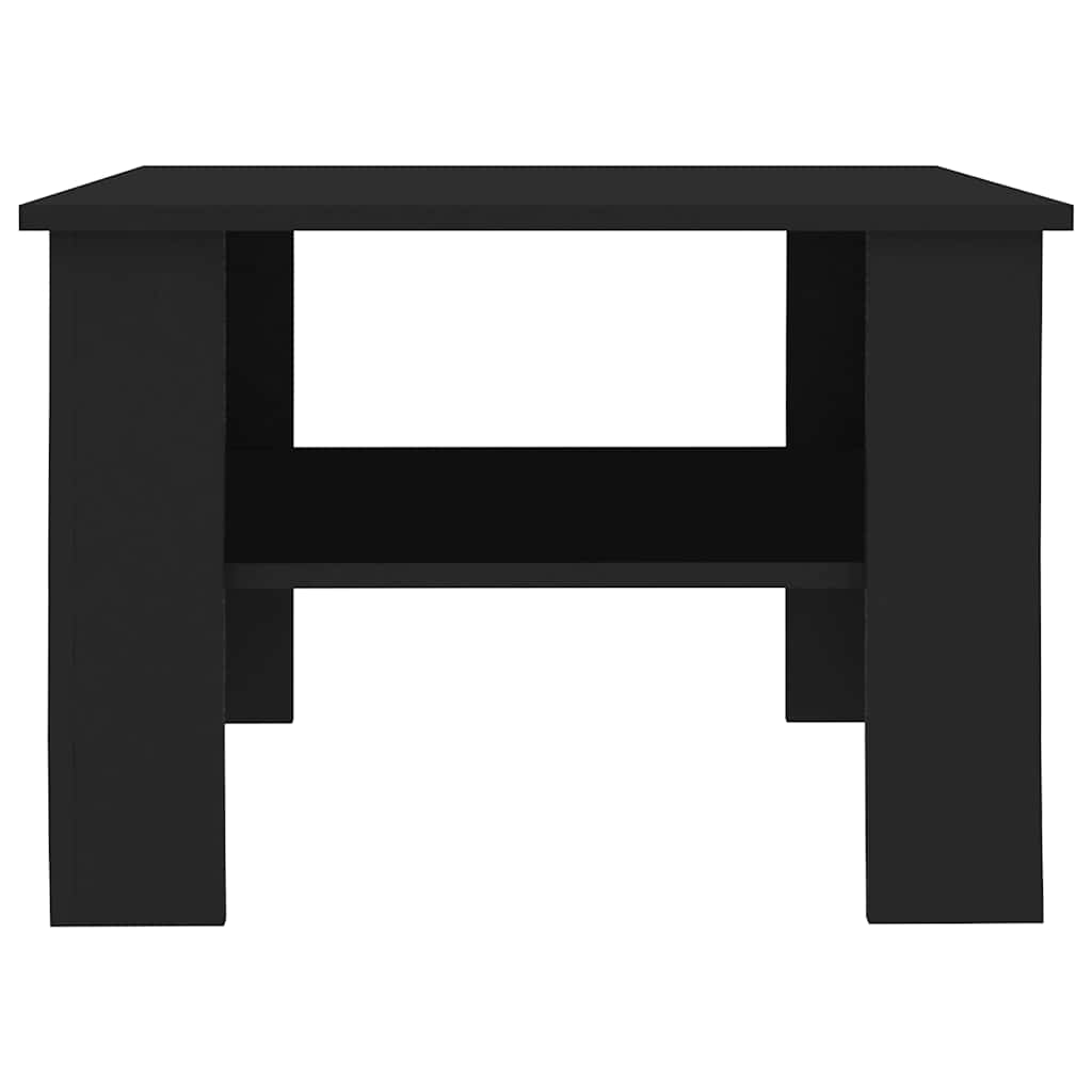 Alt View 3. Boyel Living - Coffee Table Matte Black Engineered wood Small Square Modern - Black.