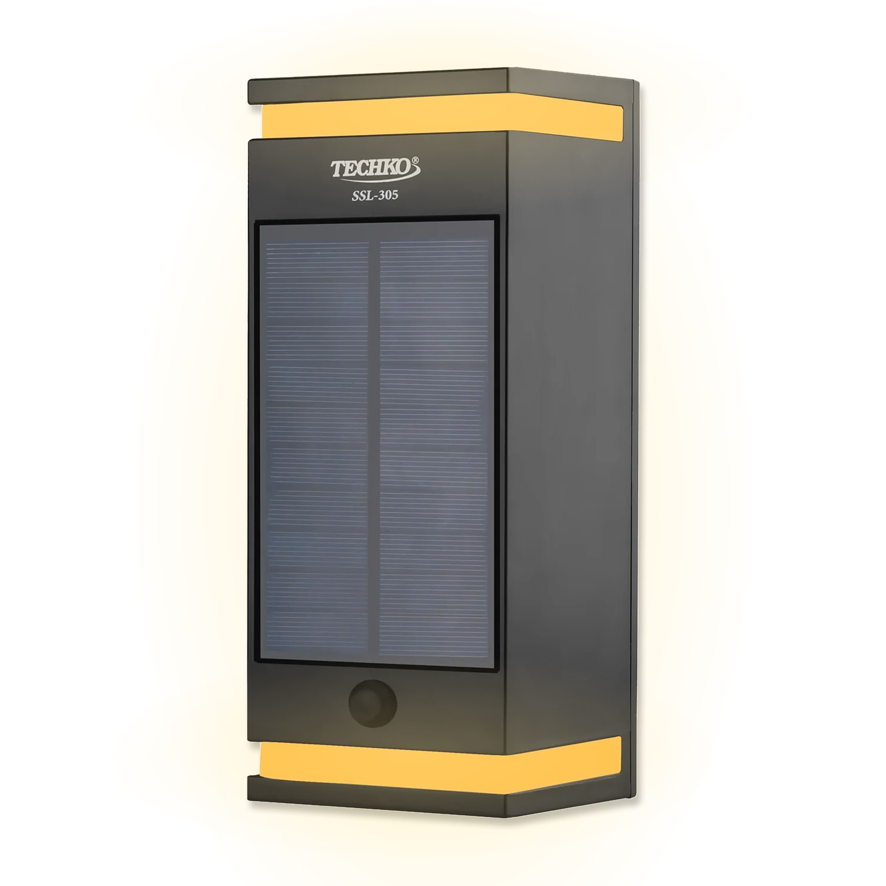 Techko Maid - Solar Wall Light (Bi-directional) - Black