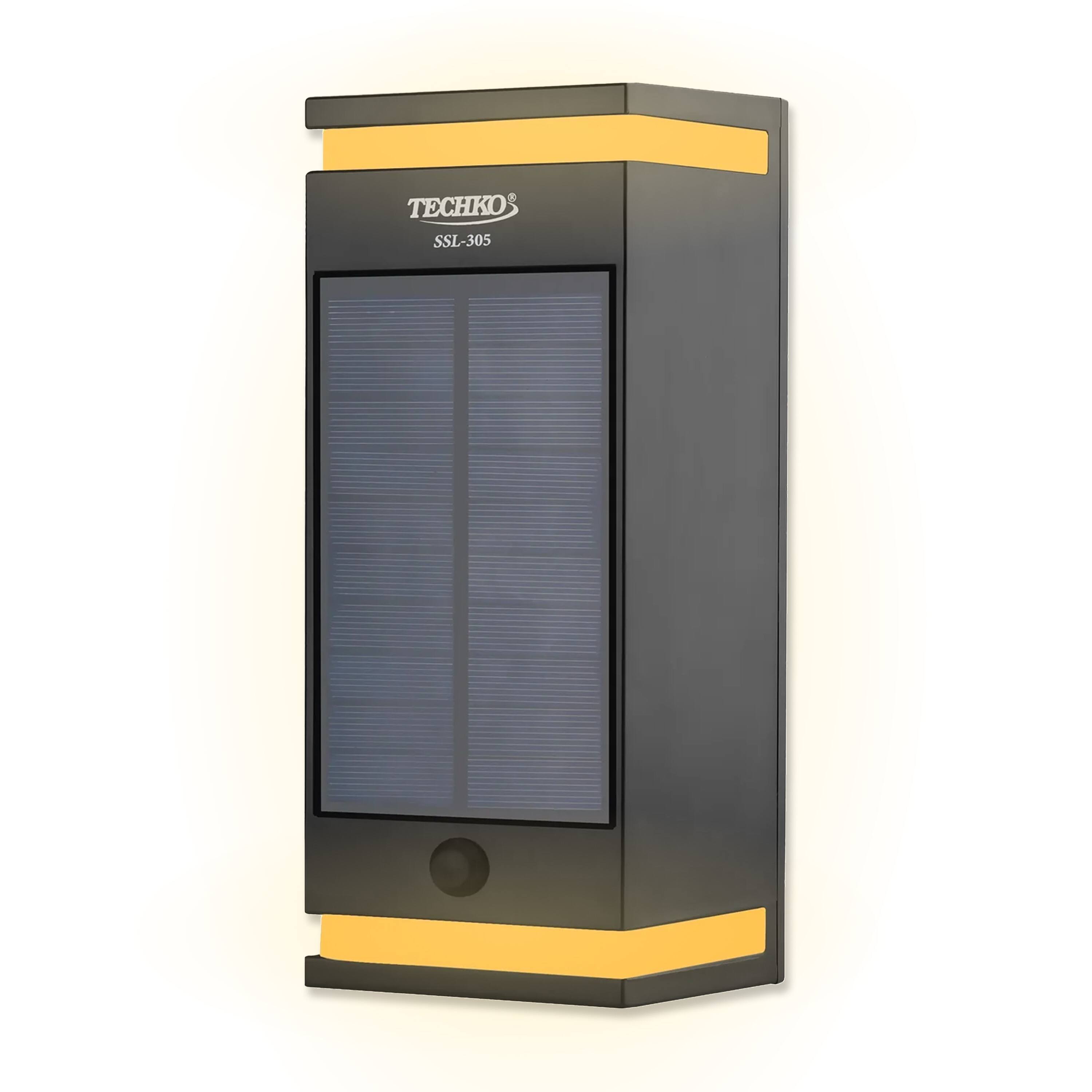 Techko Maid - Solar Wall Light (Bi-directional) - Black