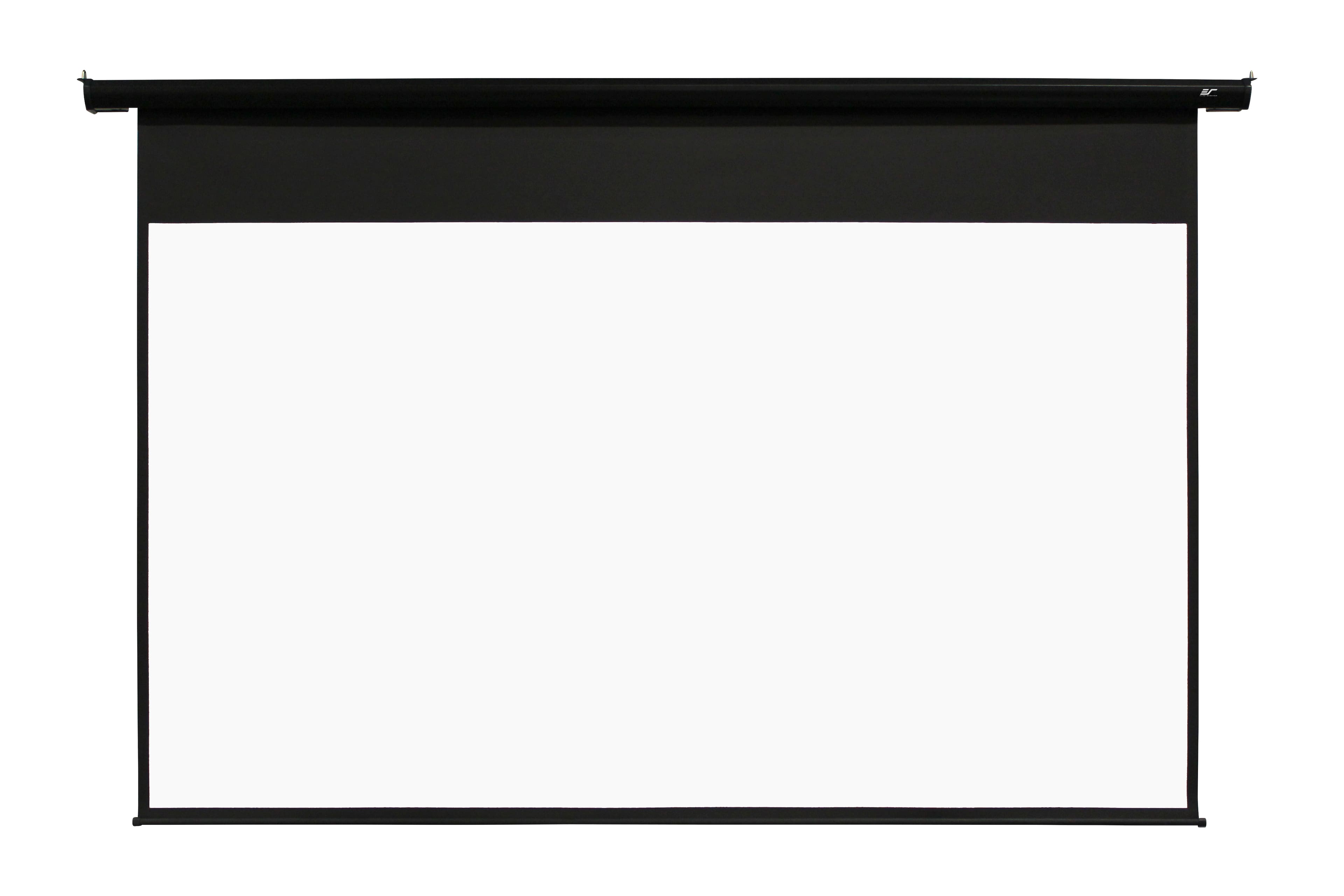 Elite Screens - Spectrum 100" Motorized Ceiling/Wall Projector Screen - White