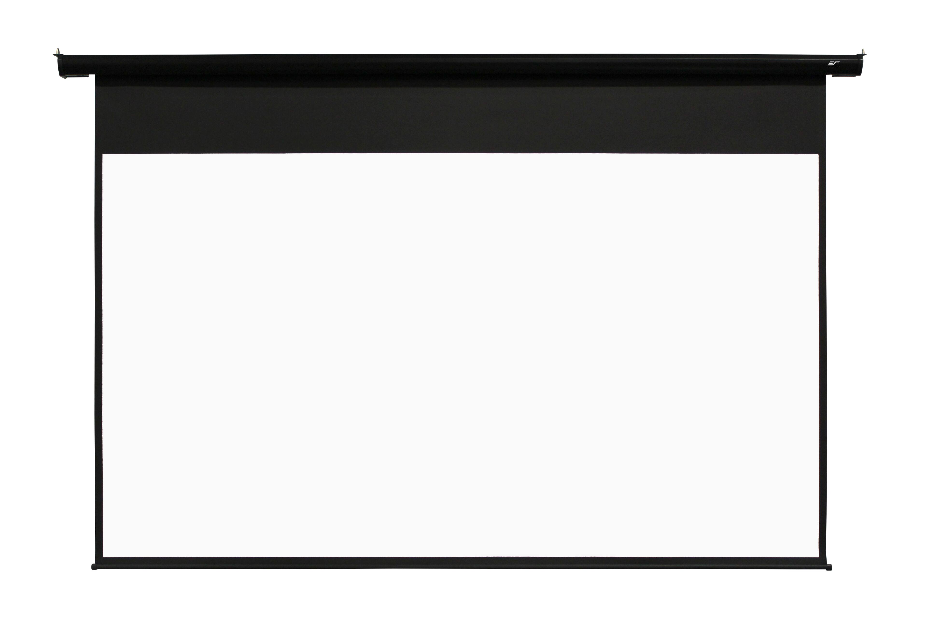 Front. Elite Screens - Elite Screens Spectrum 100" Motorized Ceiling/Wall Projector Screen - White.