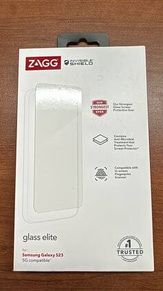 ZAGG - Invisible Shield Glass Elite Biometric Screen Protector for Samsung Galaxy S23 - Clear