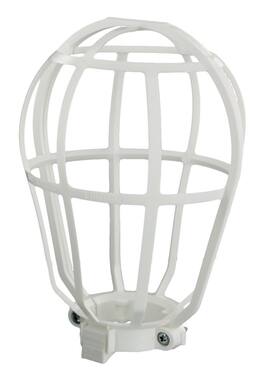 Leviton - Replacement Guard for Ceiling Lampholders 12200-W - White