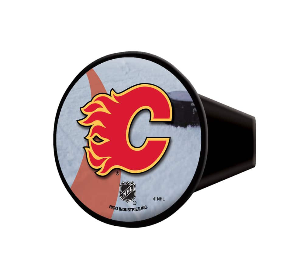 Rico Industries - Calgary Flames NHL Plastic Trailer Hitch Cover for 2" receiver insert - Multi