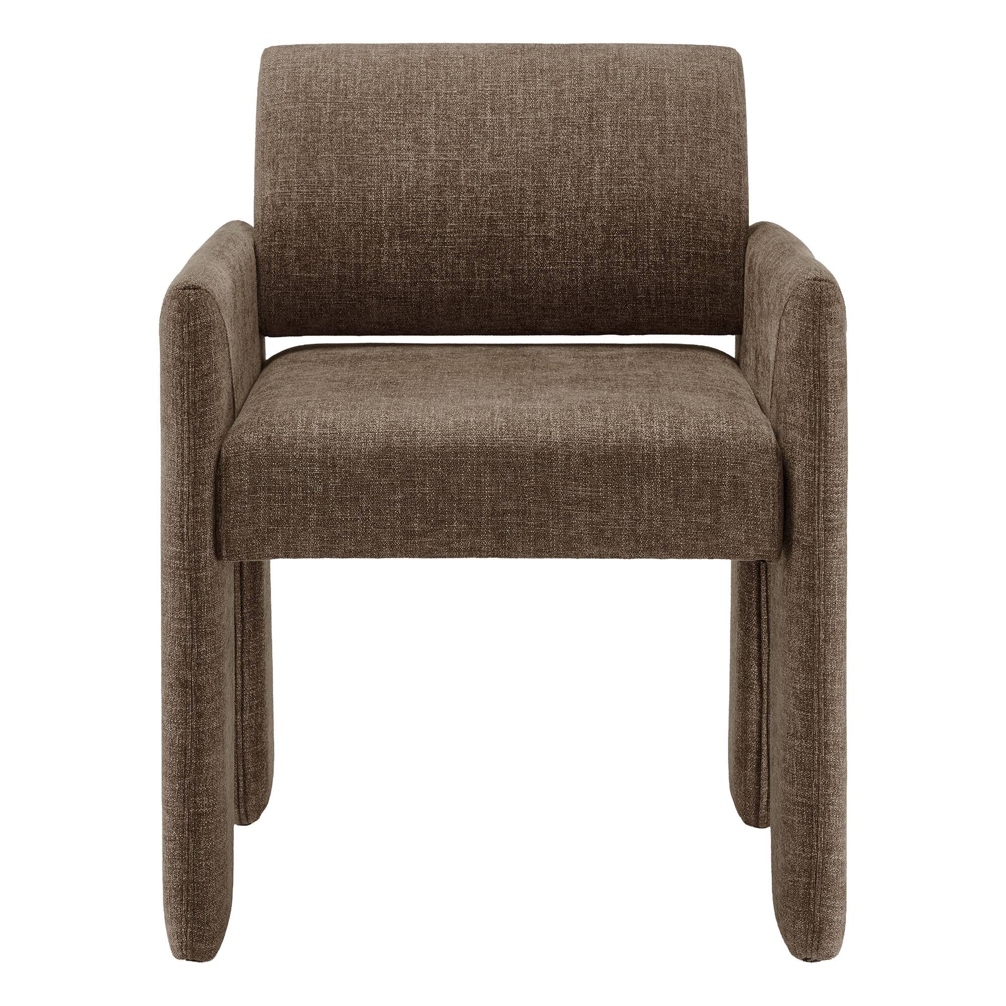 Alt View 4. Modway - Daven Upholstered Dining Chair by Modway - Mocha.
