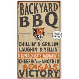 Jardine - Buffalo State Bengals 11'' x 20'' Indoor/Outdoor BBQ Sign - Brown