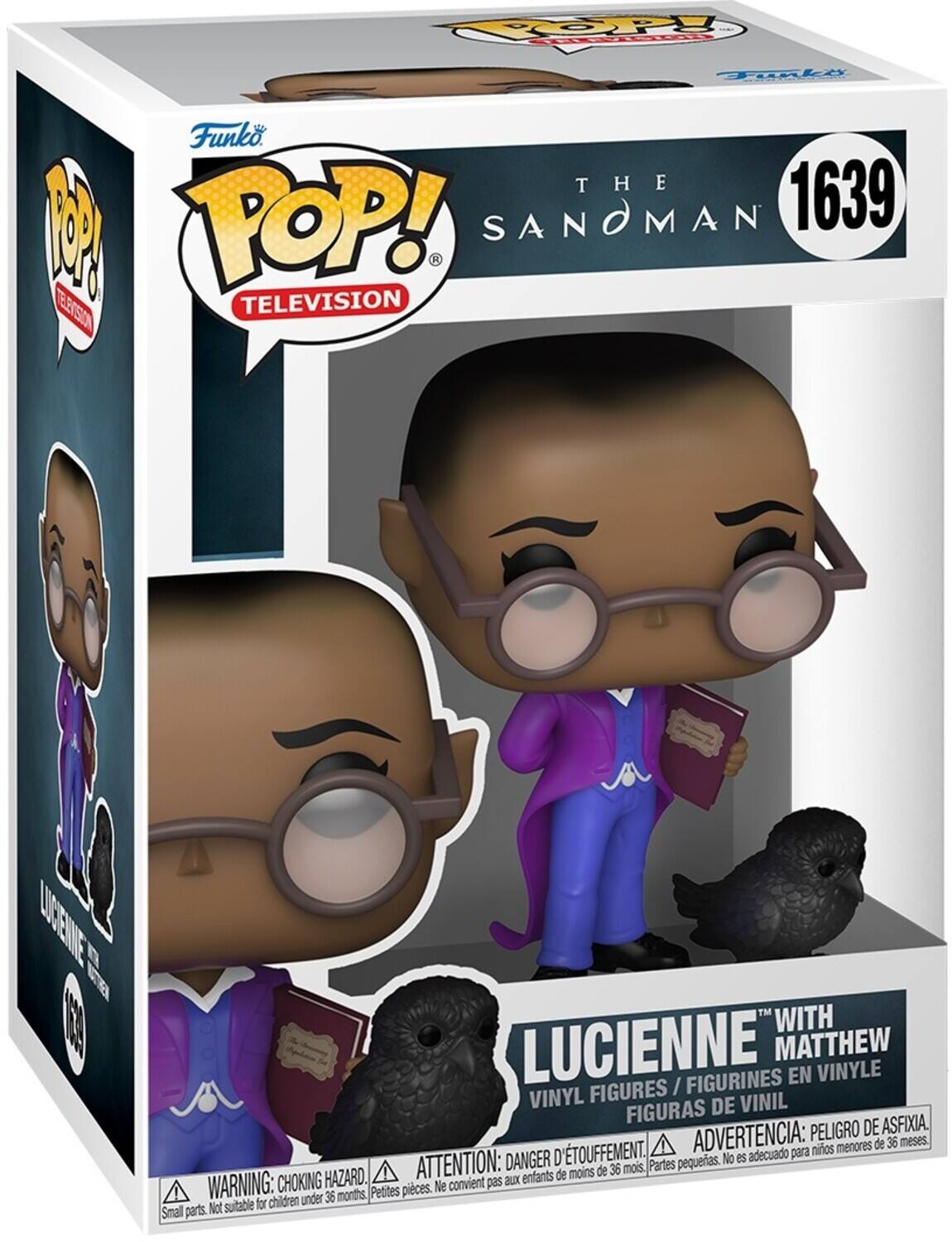 HOPY C Tale  Funko THE 1 POP! SANOMAN 1639 R TEEVSION TELEVISION LUSSEINE "WITH LUCIENNE MATTHEW FIGURINES EN VINYLE FIGURES / VINYL DE VINIL FIGURAS ASFIXIA, ADVERTENCIA: PELIGRO DE nios menores de 36 meses. ATTENTION: DANGER D'TOUFFEMENT. Partes pequeas. No es adecuado para de moins de 36 mois CHOKING HAZARD. convient pas aux enfants WARNING: under 36 months Petites pieces. Ne Not suitable for children Small parts