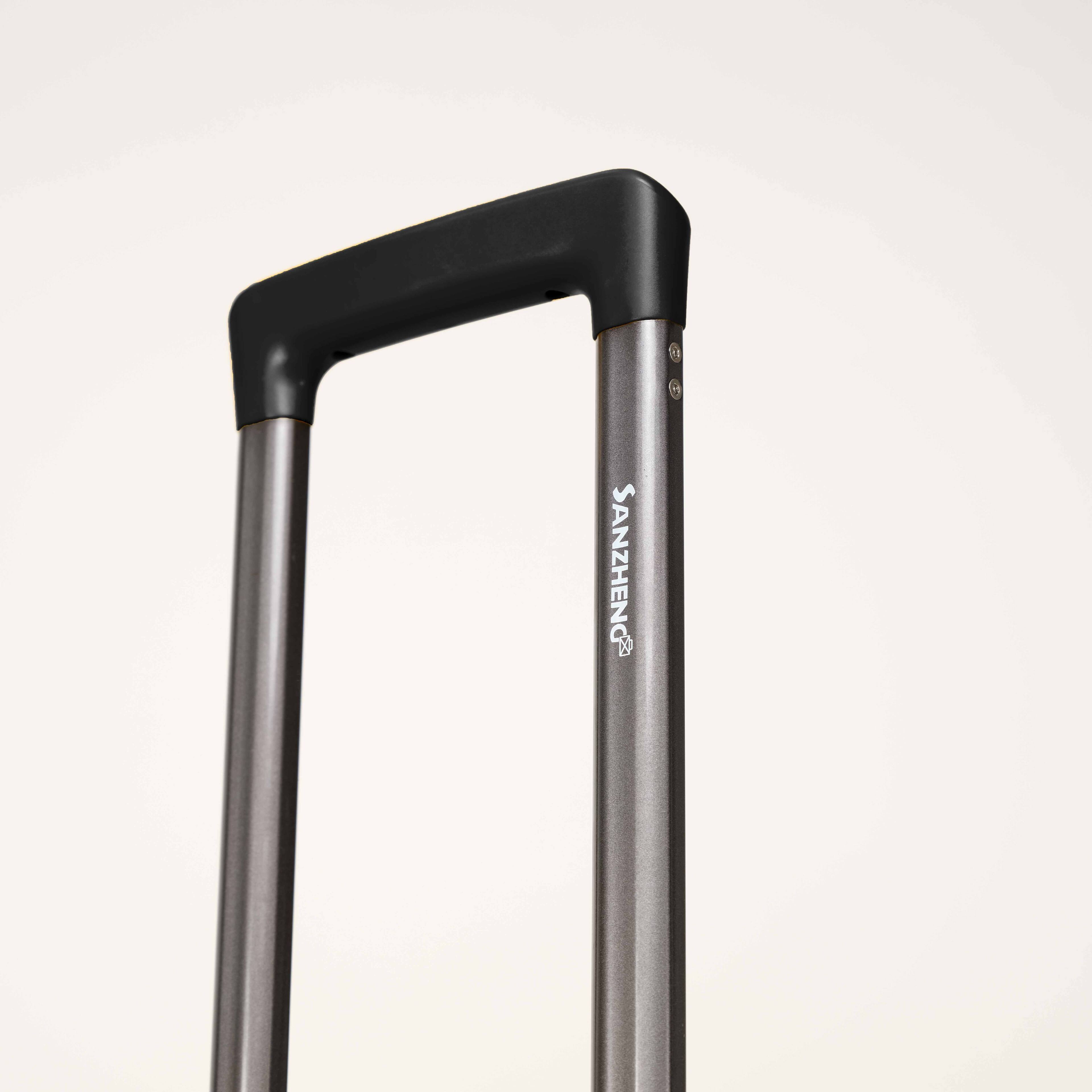 Alt View 4. APRILSOUL - Expandable Hard Shell Luggage Set with Rotating Wheels suitable for carry on - Black.